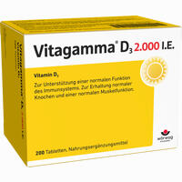 Vitagamma D3 2.000 I.e. Vitamin D3 Tabletten 200 Stück
