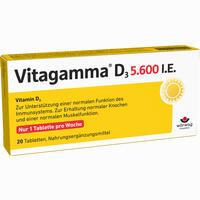 Vitagamma D3 5.600 I.e. Vitamin D3 Tabletten 20 Stück
