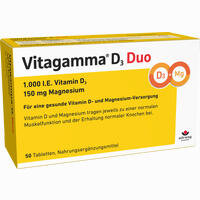 Vitagamma D3 Duo 1.000 I.e. + 150 Mg Magnesium Tabletten 50 Stück