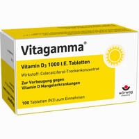 Vitagamma Vitamin D3 1000 I.e.tabletten 100 Stück