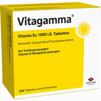 Vitagamma Vitamin D3 1000 I.e.tabletten 200 Stück
