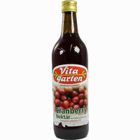 Vitagarten Cranberry Nektar Flasche 750 ml