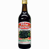 Vitagarten Schwarzer Johannisbeer- Nektar Diät Saft 750 ml