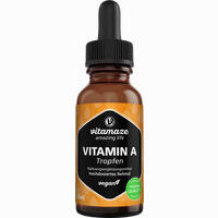 Vitamin A 500ug Hochdosiert Tropfen Vegan 50 ml