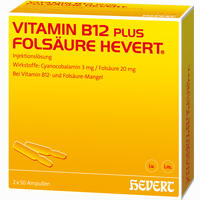 Vitamin B 12 Folsaeure Hevert Amp. - Paare 50x2 ml