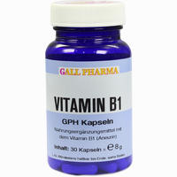 Vitamin B1 Gph Kapseln 1.4mg 30 Stück