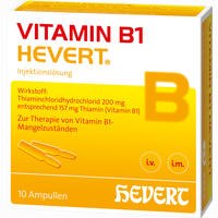Vitamin B1 Hevert Ampullen 10 Stück