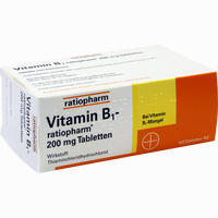Vitamin B1- Ratiopharm 200mg Tabletten 100 Stück