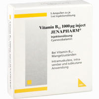 Vitamin B12 1000ug Inject Jenapharm Ampullen 5 Stück