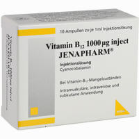 Vitamin B12 1000ug Inject Jenapharm Ampullen 10 x 1 ml