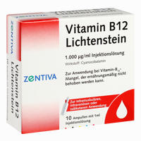 Vitamin B12 1000ug Lichtenstein Ampullen 10 x 1 ml