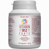 Vitamin B12 Forte 500 Ug Methylcobalamin Kapseln 60 Stück