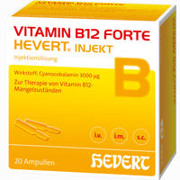 Vitamin B12 Forte Hevert Injekt Ampullen 20 x 2 ml