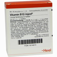Vitamin B12 Inj Hom All Ampullen 10 Stück