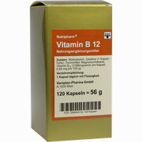 Vitamin B12 Kapseln B & k nutripharm 120 Stück