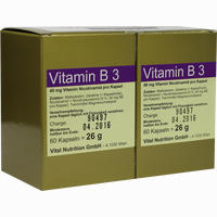 Vitamin B3 Kapseln Vital Nutrition GmbH 120 Stück