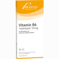 Vitamin B6- Injektopas 25mg Injektionslösung 10 x 2 ml
