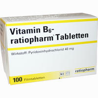 Vitamin- B6- Ratiopharm 40mg Filmtabletten 100 Stück