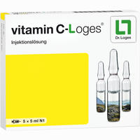 Vitamin C- Loges 5ml Injektionslösung 5 x 5 ml