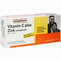 Vitamin C Plus Zink- Ratiopharm Brausetabletten 40 Stück