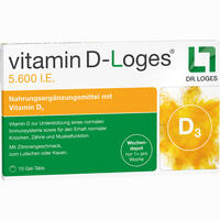 Vitamin D- Loges 5.600 I.e. Kautabletten 15 Stück