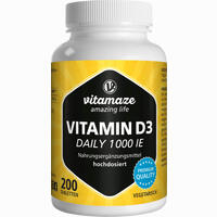 Vitamin D3 1000 I.e. Daily Vegetarisch Tabletten 200 Stück