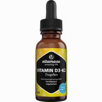 Vitamin D3 K2 1000 Ie 10 Ug Hochdosiert Tropfen 50 ml