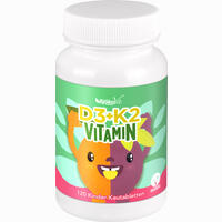 Vitamin D3 + K2 Kinder Kautabletten Vegan 120 Stück