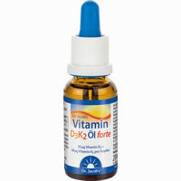 Vitamin D3k2 Öl Forte Dr.jacobs Tropfen 20 ml