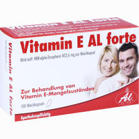 Vitamin E Al Forte Kapseln 100 Stück