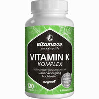 Vitamin K Komplex K1 + K2 Vispura Kapseln 120 Stück