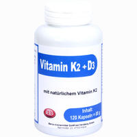 Vitamin K2 + D3 Berco Kapseln 120 Stück