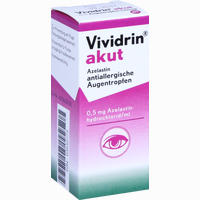 Vividrin Akut Azelastin Antiallergische Augentropfen 6 ml