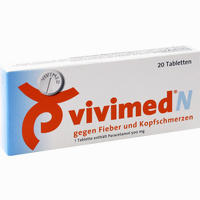 Vivimed N gegen Fieber und Kopfschmerzen Tabletten 20 Stück