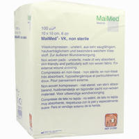 Vlieskompressen 10x10cm 6- Fach Unsteril 100 Stück