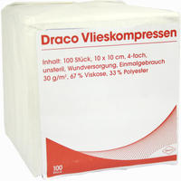 Vliesstoffkompressen 10x10cm 4fach Unsteril 100 Stück