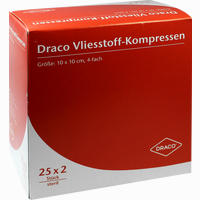 Vliesstoffkompressen 10x10cm Steril 4fach 25 x 2 Stück