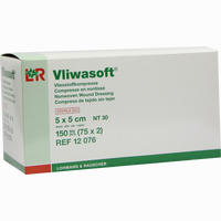 Vliwasoft Vlieskompresse 5x5cm Kompressen 150 Stück