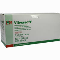 Vliwasoft Vliesstoff- Kompresse Steril 10x20cm Kompressen 50 Stück