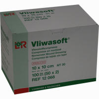 Vliwasoft Vliesstoff- Kompresse Steril 10x20cm Kompressen Lohmann & rauscher 50 Stück
