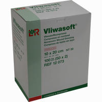 Vliwasoft Vliesstoff- Kompresse Steril 10x20cm Kompressen Lohmann & rauscher 50 Stück