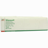 Vliwasoft Vliesstoff- Kompresse Unsteril 10x10cm Kompressen 100 Stück