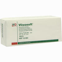 Vliwasoft Vliesstoff- Kompresse Unsteril 10x10cm Kompressen Lohmann & rauscher 100 Stück
