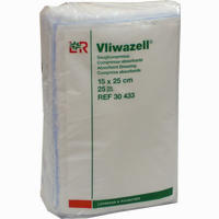 Vliwazell Kompressen 15x25cm Unsteril Lohmann & Rauscher 25 Stück