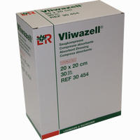Vliwazell Kompressen 20x20cm Steril 30 Stück