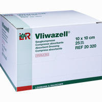 Vliwazell Saugkompresse Steril 10 X 10cm Kompressen 25 Stück