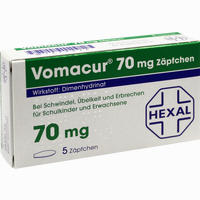Vomacur 70mg Zäpfchen 5 Stück