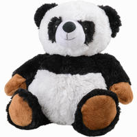 Wärme- Stofftier Panda Yinyin Schwarz/Weiß 1 Stück
