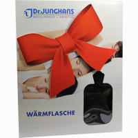Wärmflasche mit Flauschbezug Schwarz 1 Stück
