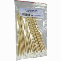 Wattestaebch Holz15cm M Wa 100 Stück